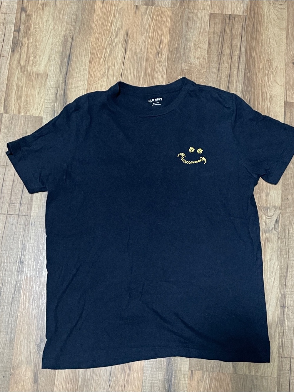 Old Navy Men’s Smiley Tennis Graphic Tee, Sz S